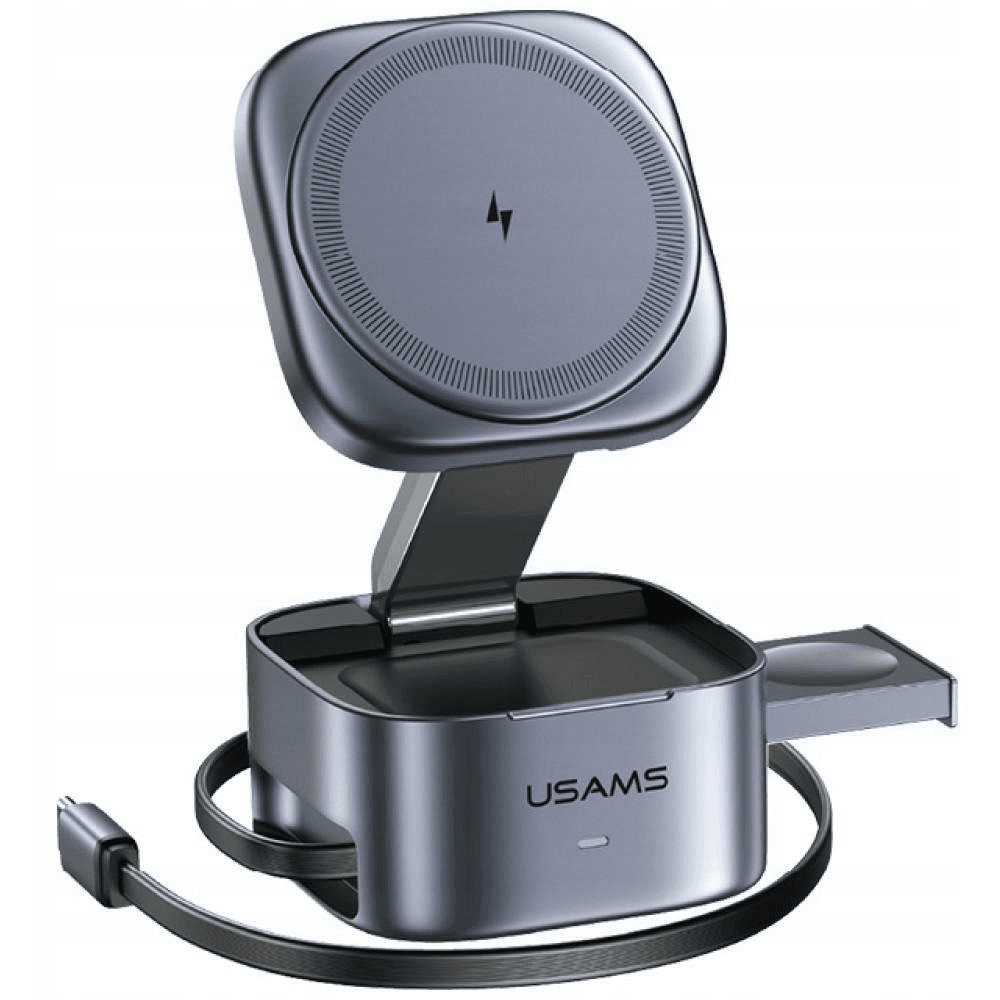 Nabíjačka Usams CD257WXC01 sivá