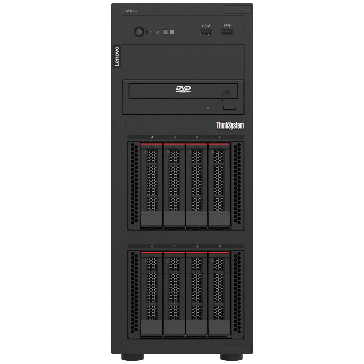 Lenovo ThinkSystem ST250 V3 server Tower Intel® Xeon® 6315P 2,8 GHz 16 GB DDR5-SDRAM 800 W