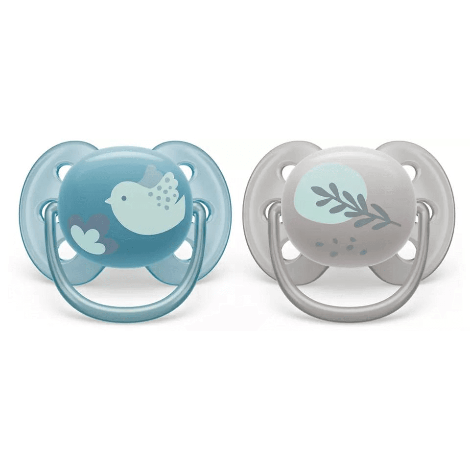 PHILIPS AVENT 2x Cumlík ULTRA SOFT PRIEDUŠNÝ PRUŽNÝ MÄKKÝ ORT 6-18M