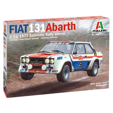 Model na zlepenie Fiat 131 Abarth 1977 San Remo R