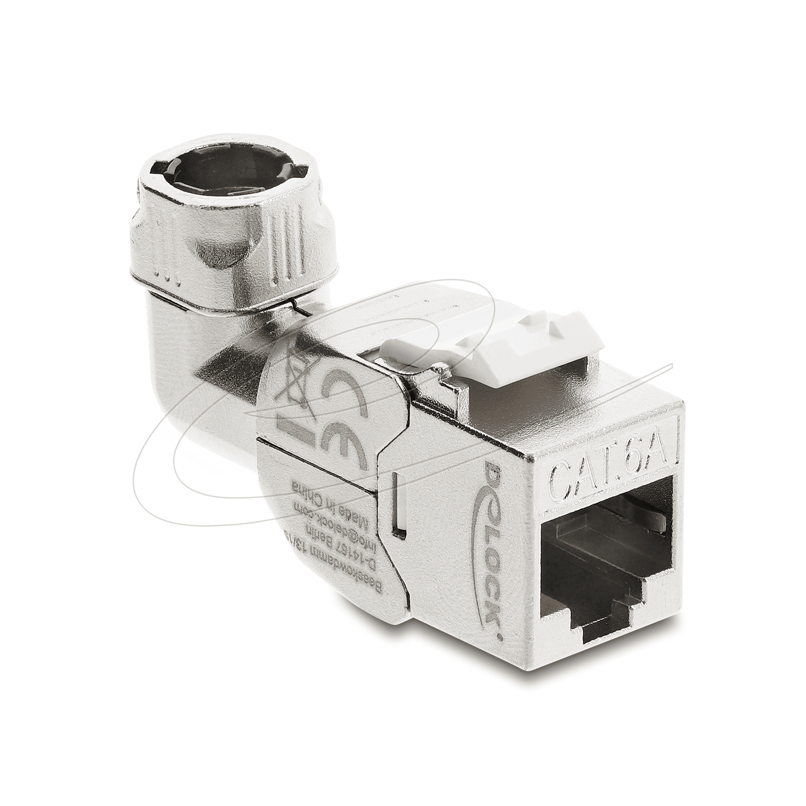 Keystone modul RJ45 samica pre LSA Cat.6A bez náradia 90° Delock 90800