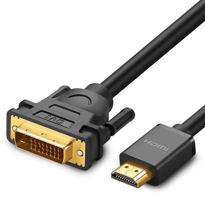 Ugreen 30116 adaptér na video kábel 1 m DVI HDMI Čierna