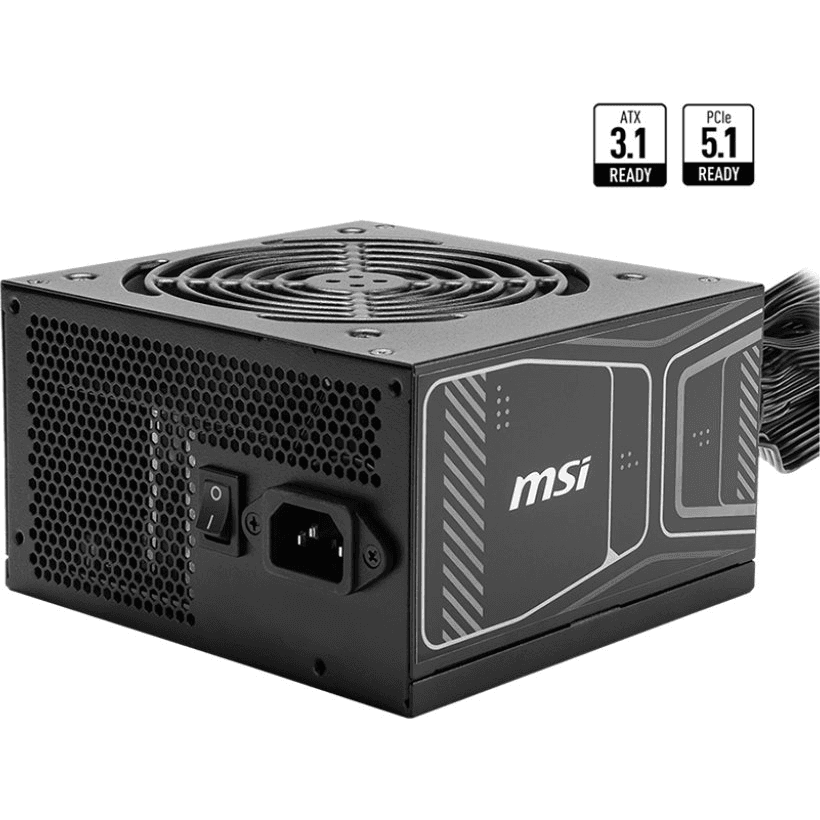 MSI MAG A850GN PCIE5 zdroj 850 W 20+4 pin ATX ATX Čierna