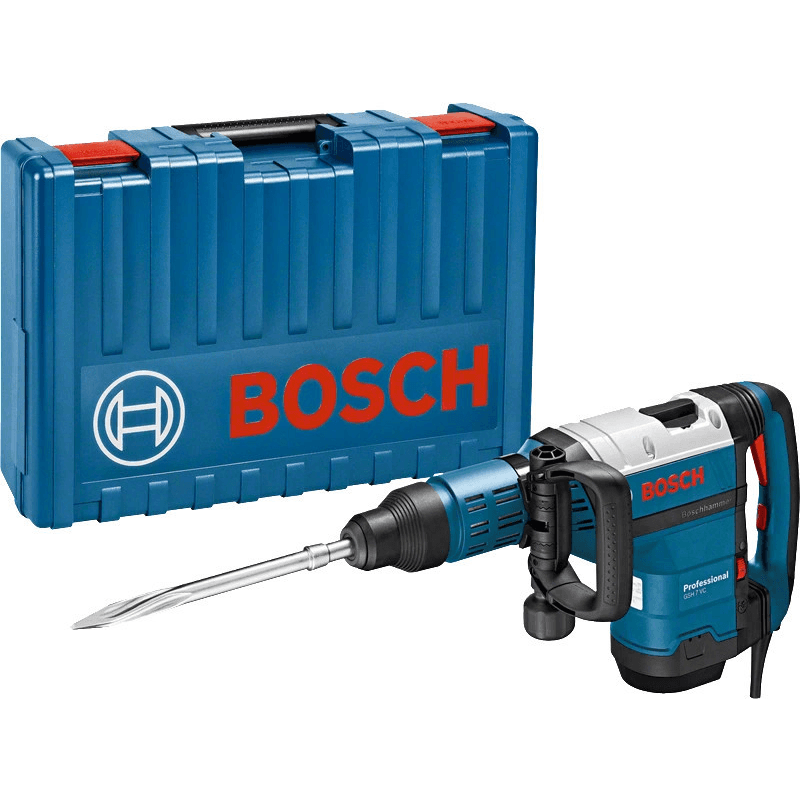 Bosch GSH 7 VC Čierna, Modrá 1500 W