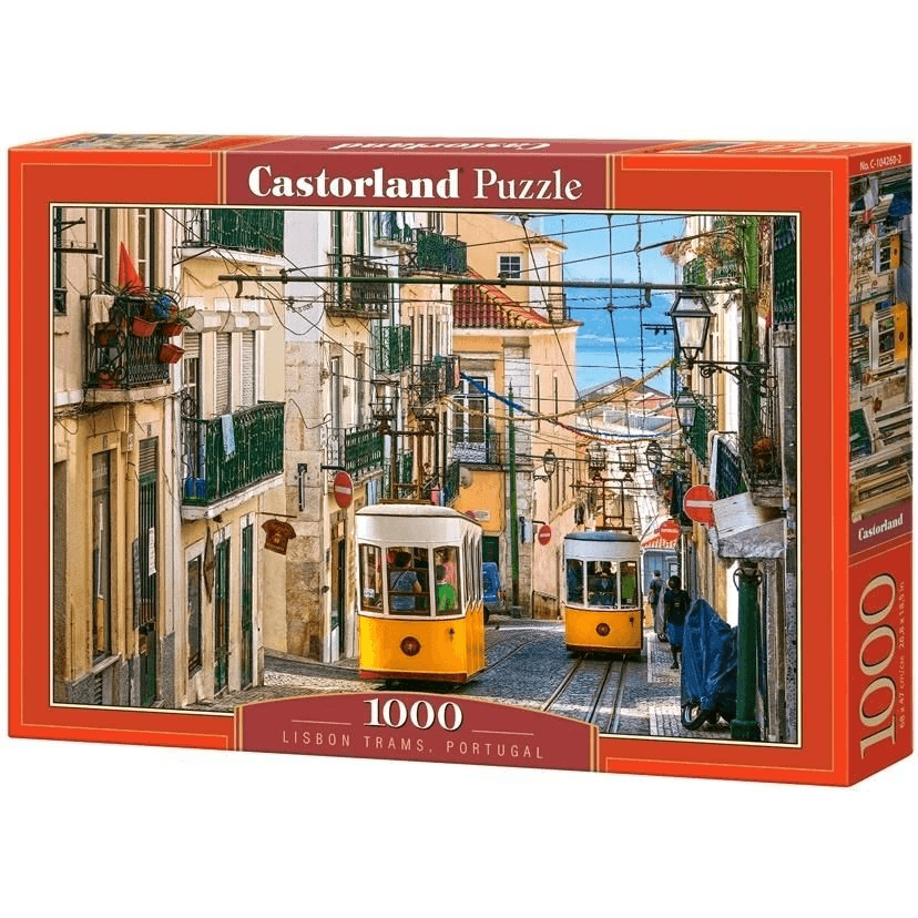 Castorland Lisbon Trams, Portugal Puzzle 1000 kusov Mesto