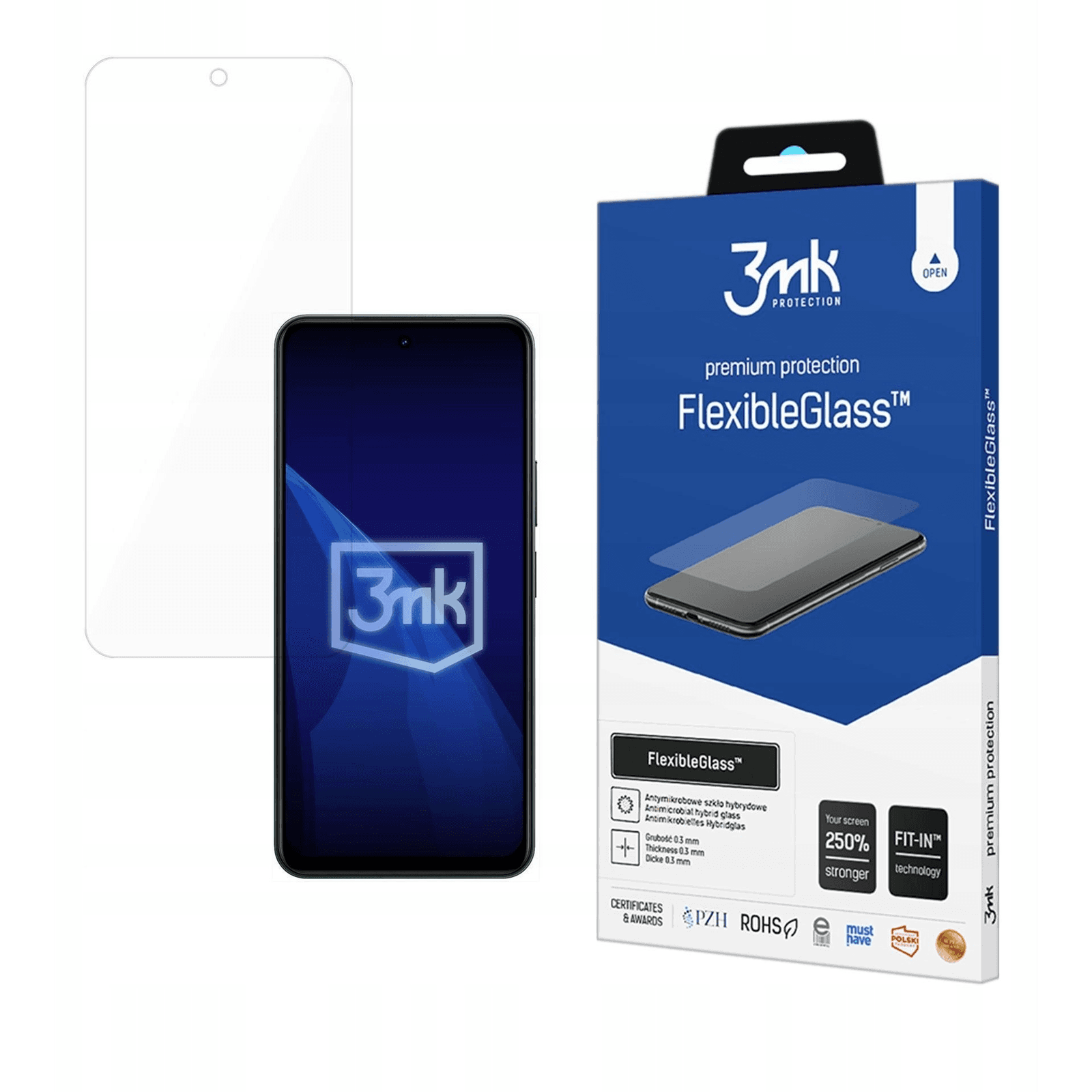 Hybridné sklo 3MK pre Vivo Y21d 1 ks