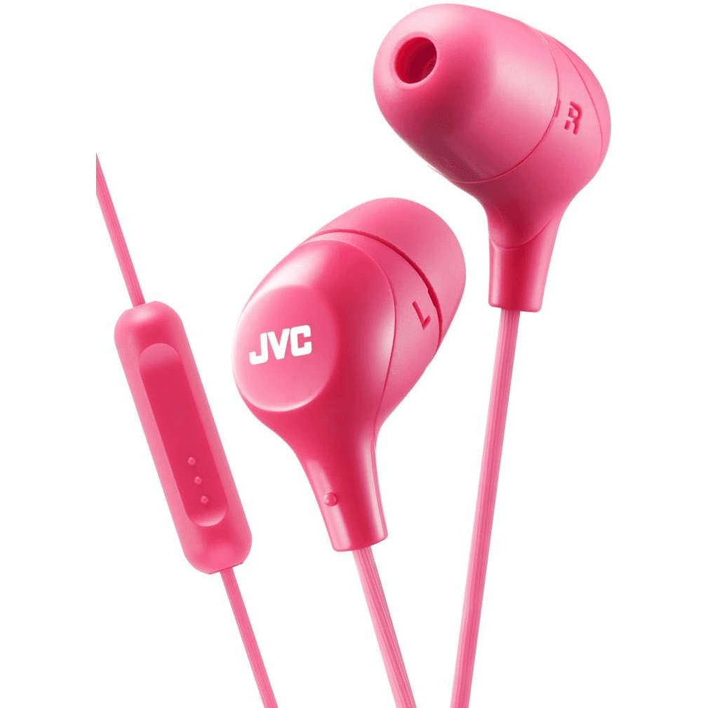 JVC HA-FX38M-P-E Slúchadlá s mikrofónom Kábel Do ucha Hovor / hudba Ružová