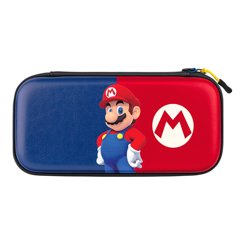 PDP Slim Deluxe: Power Pose Mario Tvrdé puzdro Nintendo Modrá, Červená