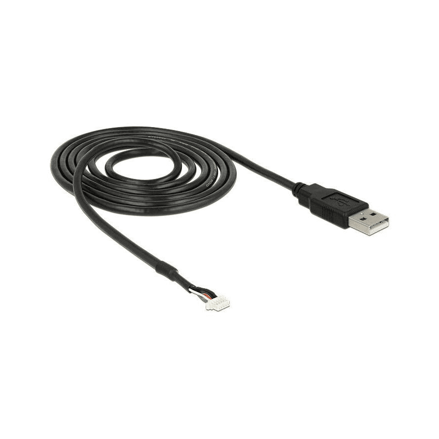 USB 2.0 kábel typu A (samec) na 5-pinový kamerový konektor V5/V51, 1,5 m,