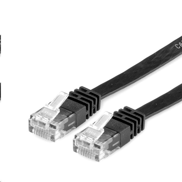 Patch kábel Value U/UTP 6 RJ45 / RJ45 3 m čierny