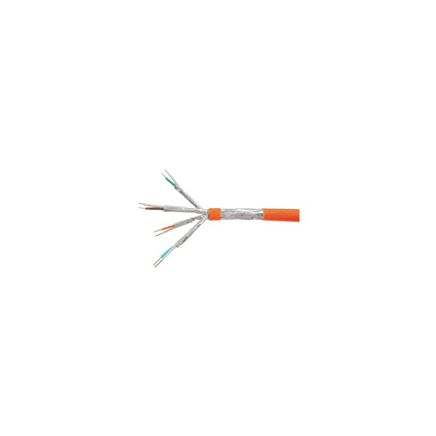 Equip 187321 sieťový kábel Oranžová 100 m Cat7 S/FTP (S-STP)