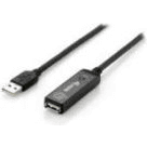 Equip 133336 USB kábel USB 2.0 5 m USB A Čierna