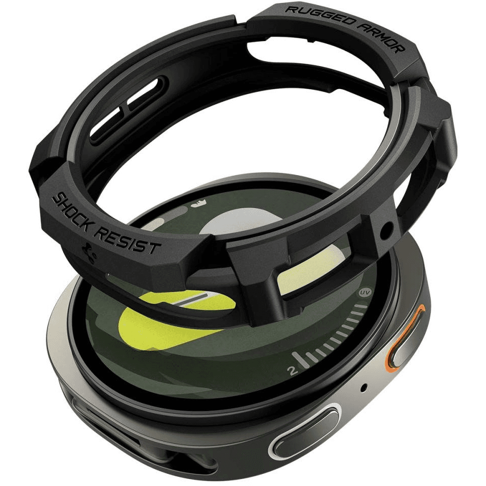 Puzdro Obal Kryt Spigen Rugged Armor Pre Galaxy Watch 8 40mm Čierne