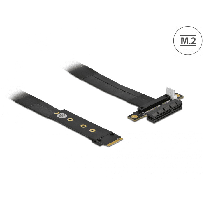 Adaptér M.2 na PCIe x4 NVMe s M kľúčom a 20 cm káblom Delock 64131