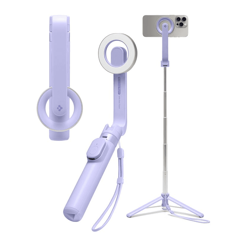Selfie tyč Spigen, statív držiak tripod pre MagSafe + Bluetooth diaľkové