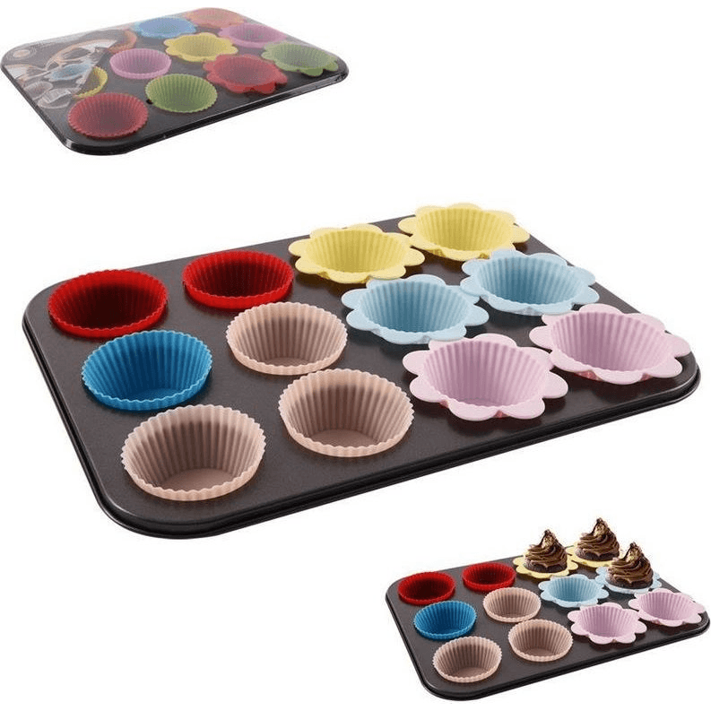 Forma na muffiny Orion 27 x 35 cm, priemer 6,5 cm