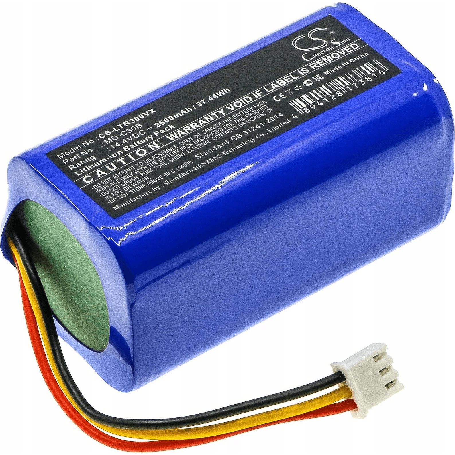 Lítium-iónová batéria Cameron Sino 2600 mAh, modrá