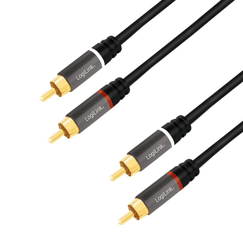 Logilink CA1206 kábel 2x RCA (cinch) - 2x RCA (cinch) 3 m
