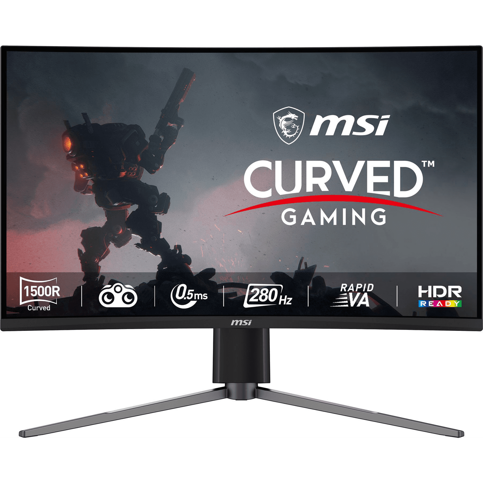 MSI MAG 276CPXF LCD monitor 68,6 cm (27") 1920 x 1080 px Full HD Čierna