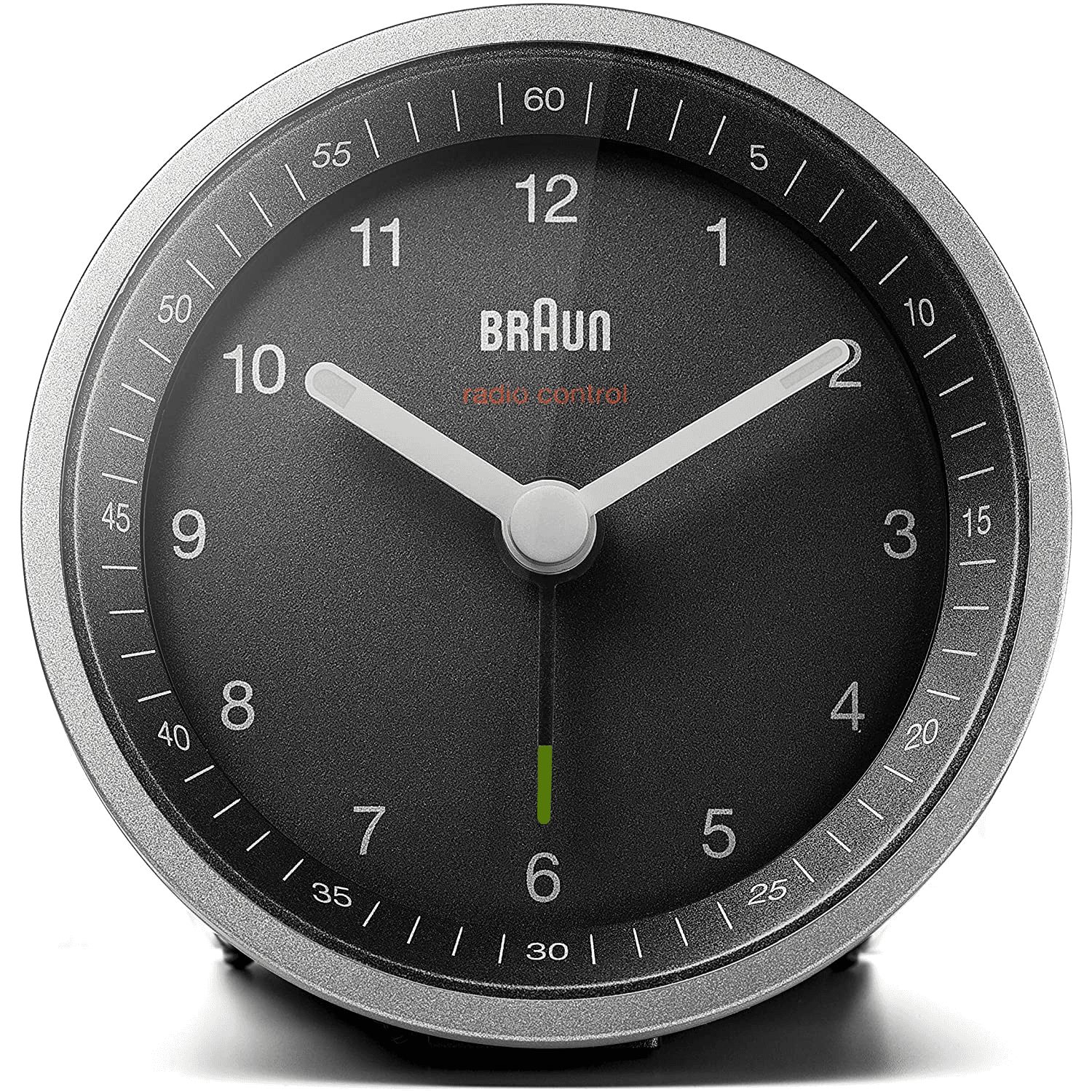Braun BC07 Analógový budík Čierna
