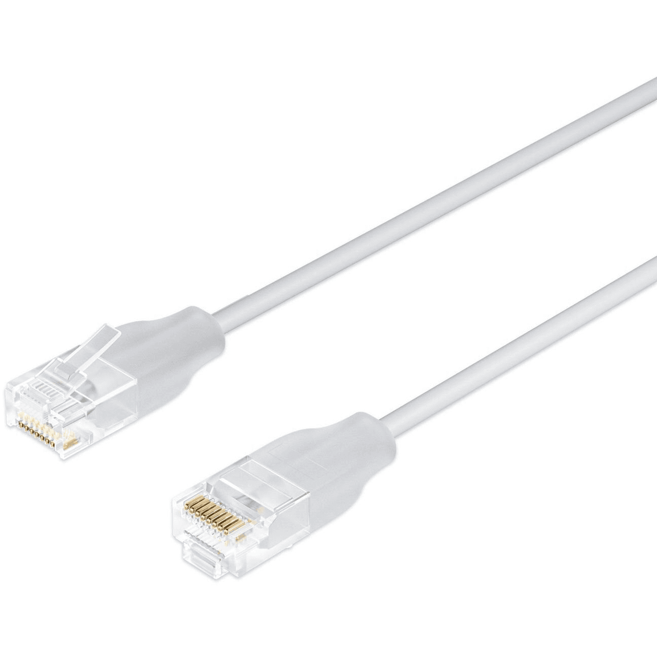 Lanview LightFlex CAT6 U/UTP 10M, White, TPE, Halogenfree sieťový kábel Biela