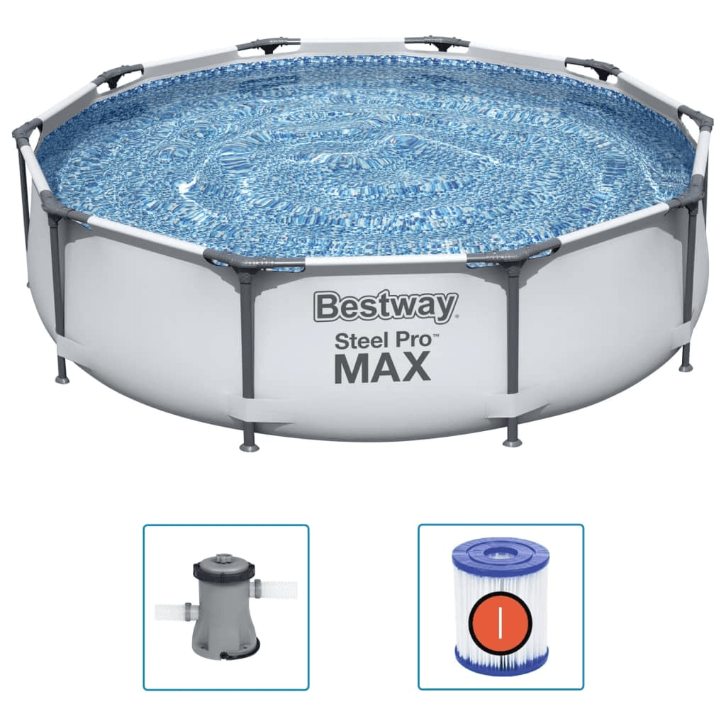 Bestway Steel Pro 56408 nadzemný bazén Rámový bazén Okrúhly 4678 L Modrá