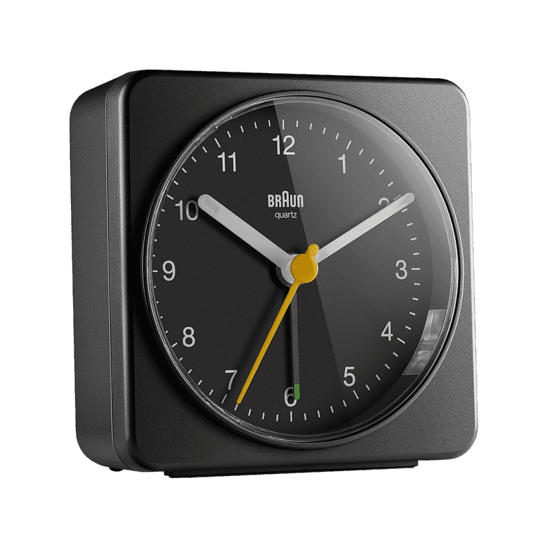 Braun BC03B Analógový budík Čierna