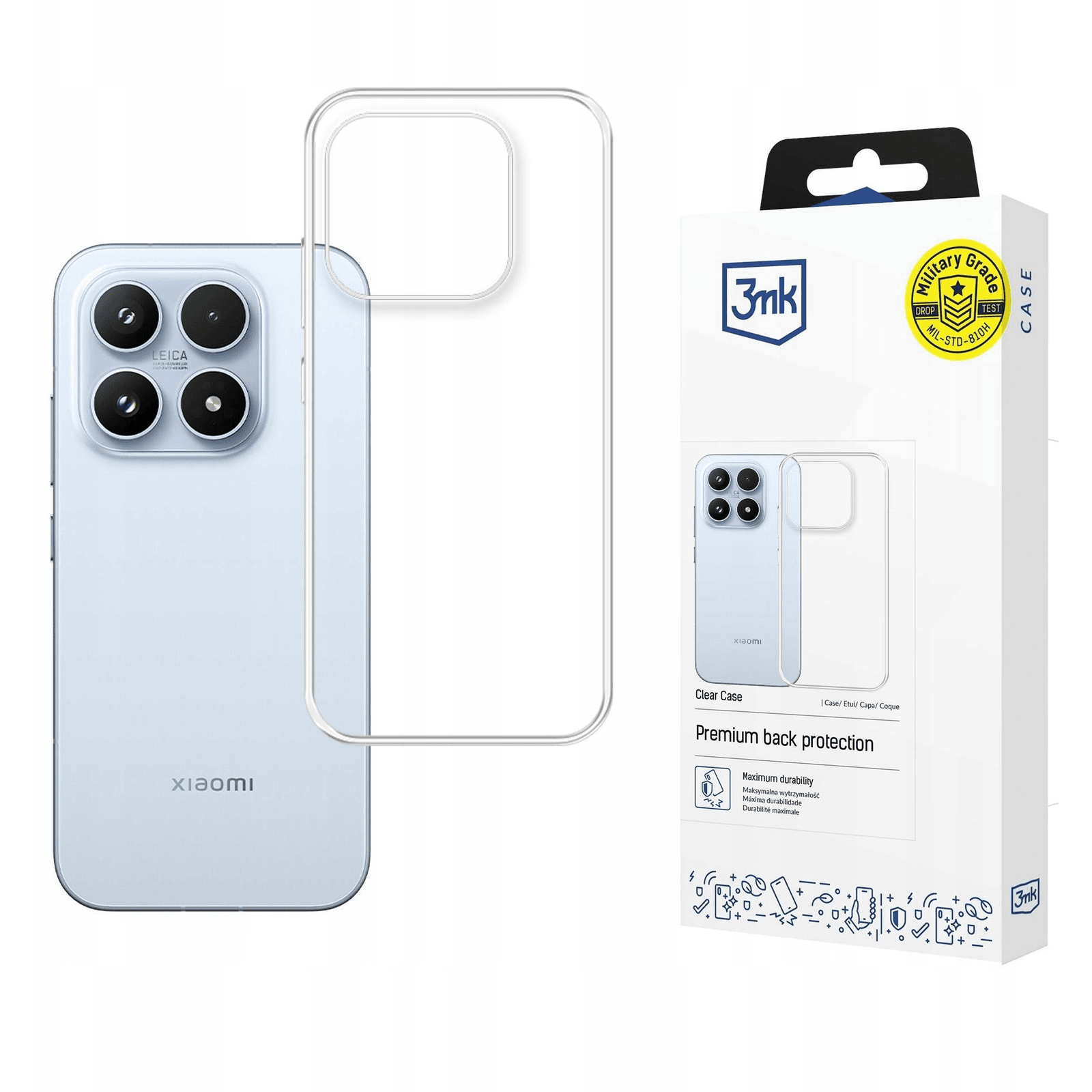 Priehľadné puzdro kryt na Xiaomi 17 3mk Clear Case