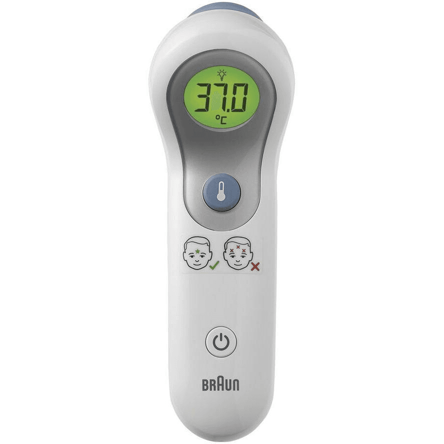 Braun BNT300WE digitálny teplomer Teplomer na diaľkové snímanie Biela Čelo Tlačidlá