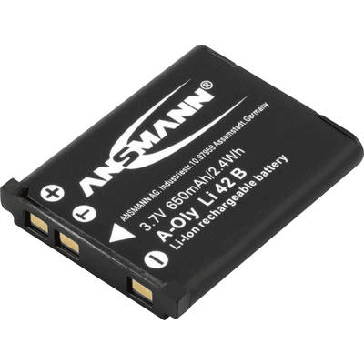 ANSMANN A-Oly LI-42B, 650 mAh, 3.7 V, Lítium-iónová batéria (Li-Ion),