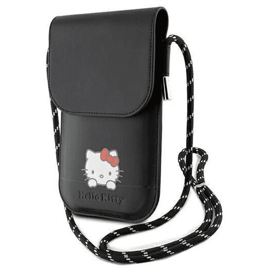 Hello Kitty Kabelka čierna Leather Daydreaming Cord