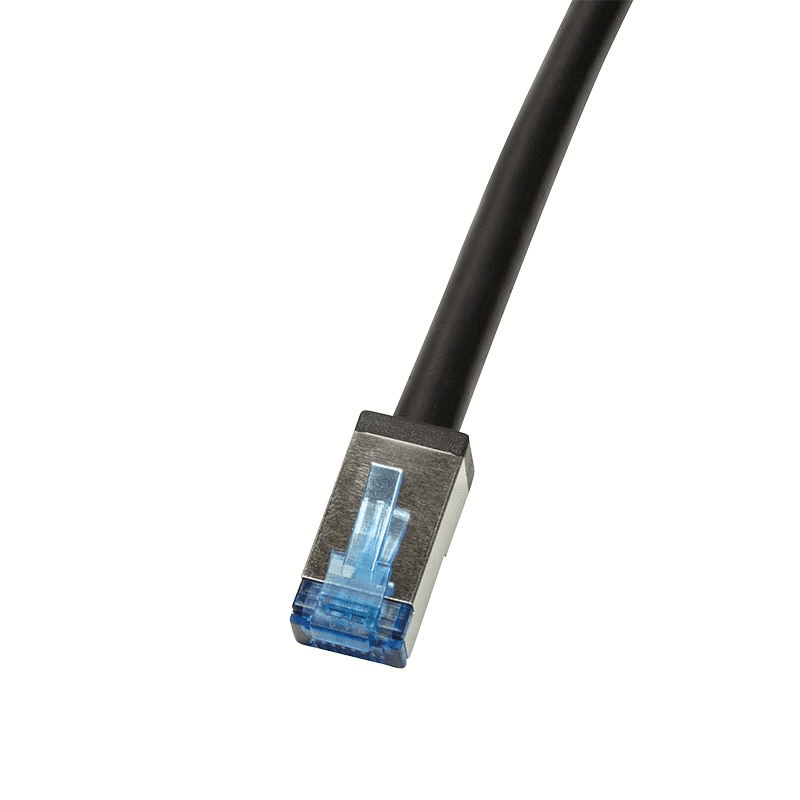 Patchcord S/FTP 6a Logilink RJ45 / RJ45 10 m čierna