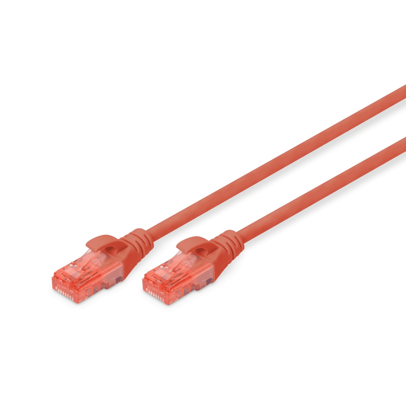 Patch kábel Digitus U/UTP 6 RJ45 / RJ45 2 m červený