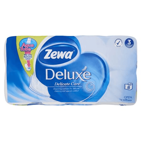 Suchý toaletný papier bez vône Zewa 8 ks