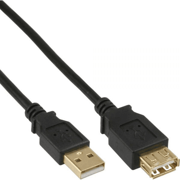 InLine 34611S USB kábel USB 2.0 10 m USB A Čierna