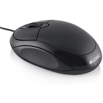 Káblová myš LOGIC LM-12 optická čierna