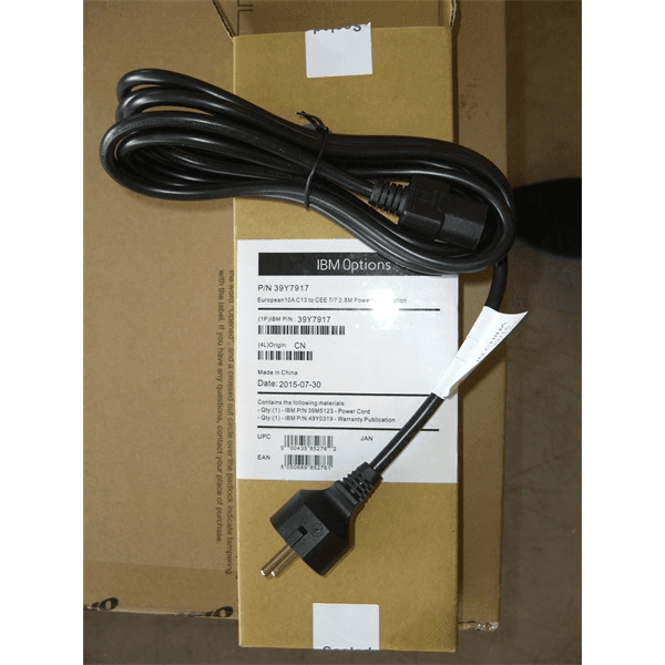 Lenovo 39Y7917 napájací kábel 2,8 m CEE7/7 C13 zviazané
