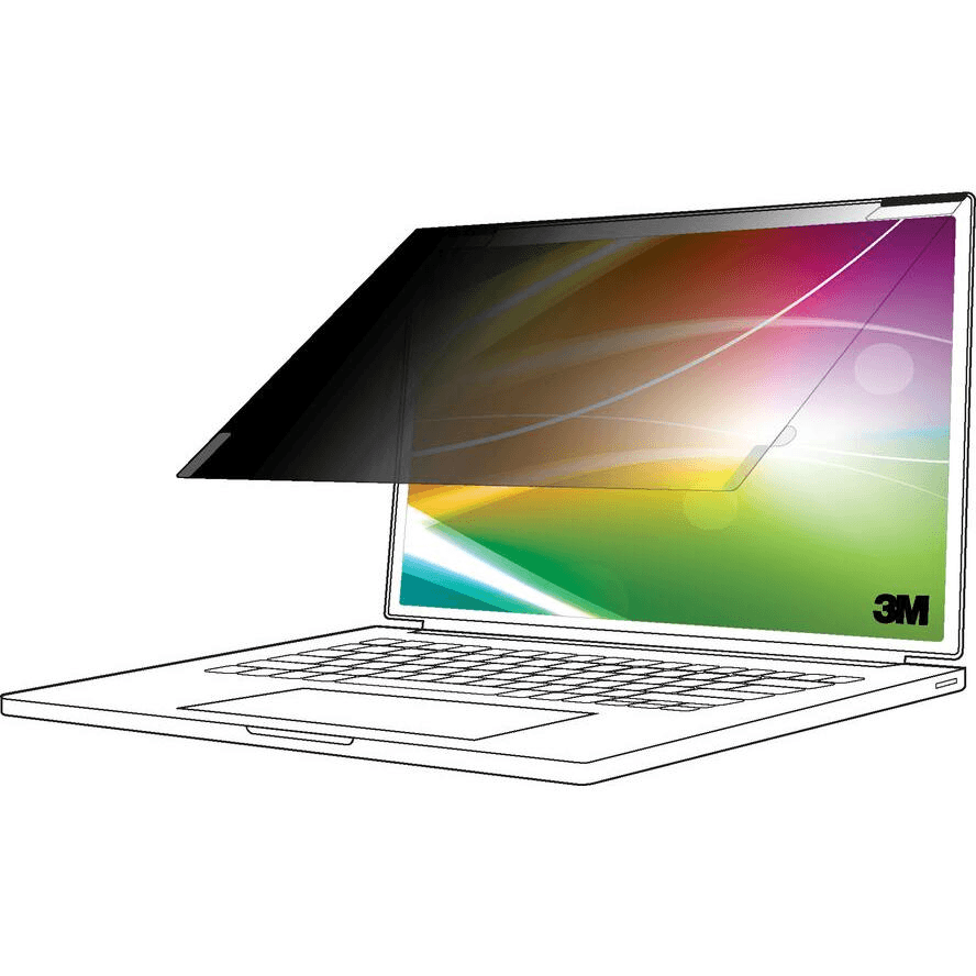 3M BPNDE007 41,4 cm (16.3") Laptop Bezrámčekový privátny filter na displeji
