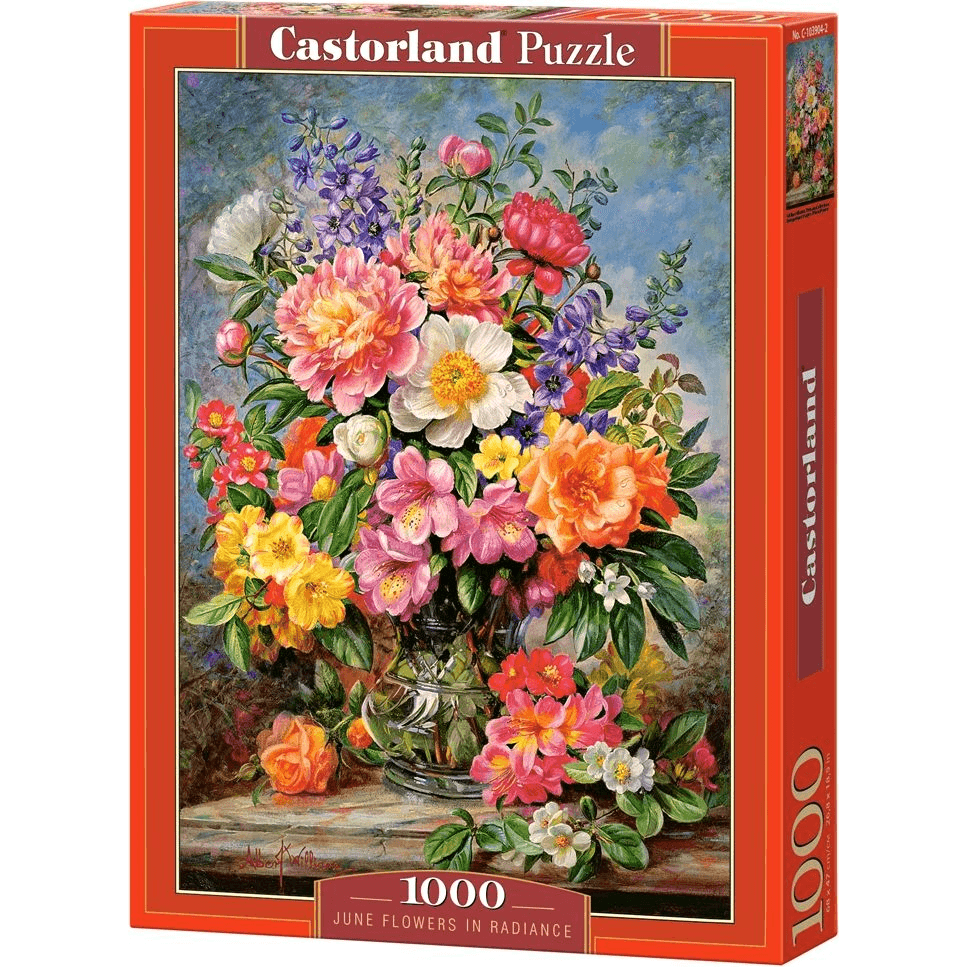 Castorland June Flowers in Radiance Puzzle 1000 kusov Flóra