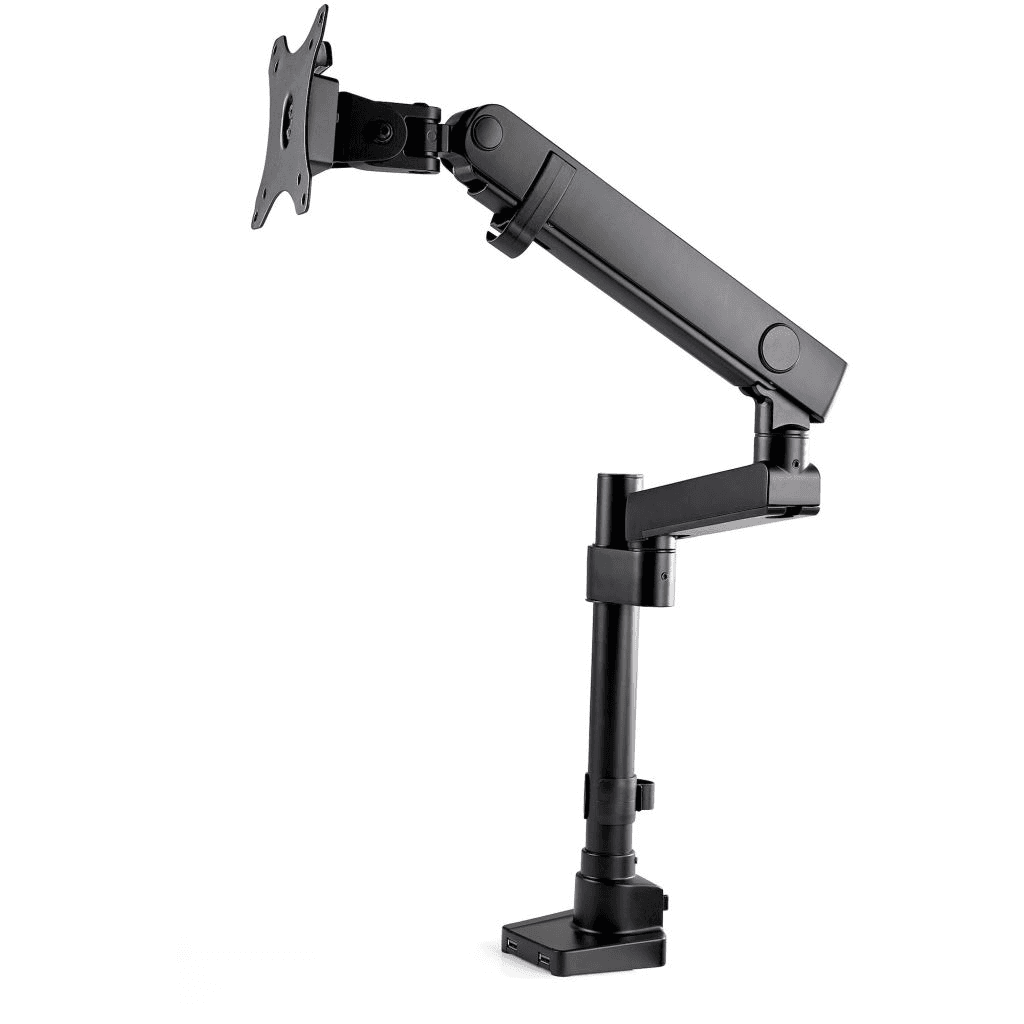 StarTech.com ARMPIVOT2USB3 držiak / stojan na monitory 86,4 cm (34") Stôl Čierna