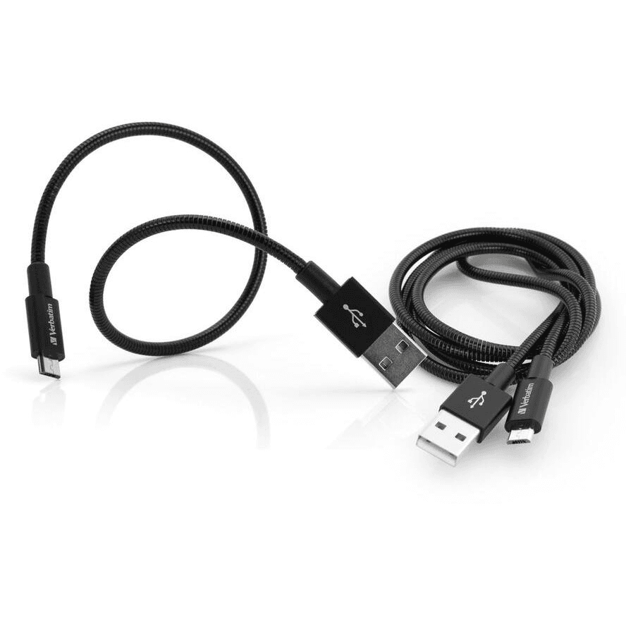 Verbatim 48875 USB kábel USB 3.2 Gen 1 (3.1 Gen 1) 1 m Micro-USB A USB A Čierna