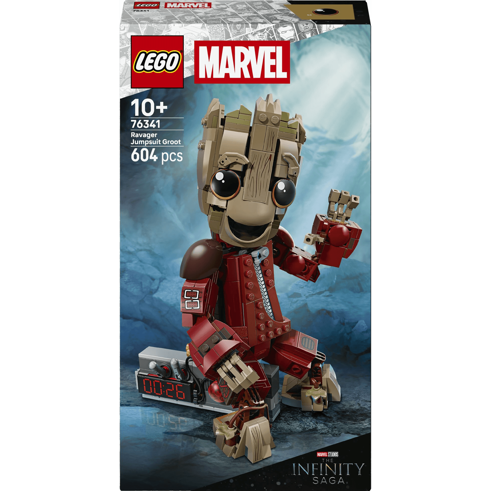 Stavebnica LEGO 76341 Marvel Super Heroes - Groot v Ravagerskom oblečení