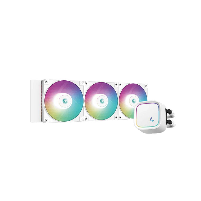 DeepCool LE720 WH Procesor Vodné chladenie typu všetko v jednom 12 cm Biela 1 kusov