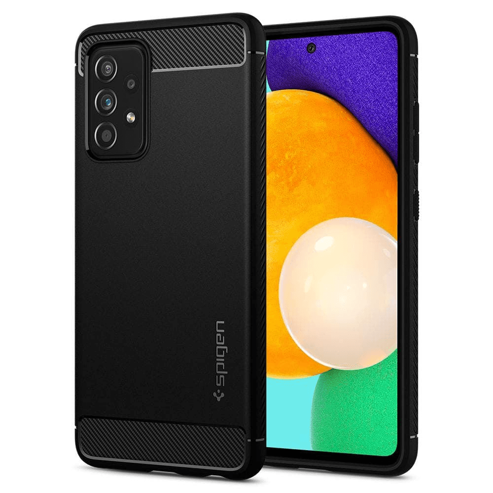 Kryt Spigen pre Samsung Galaxy A52, Galaxy A52s, čierny