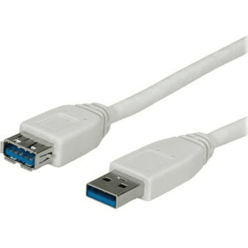 VALUE USB 5Gbps kábel predlžovací, USB3.0 A (M) - USB3.0 A (F), 0,8 m,