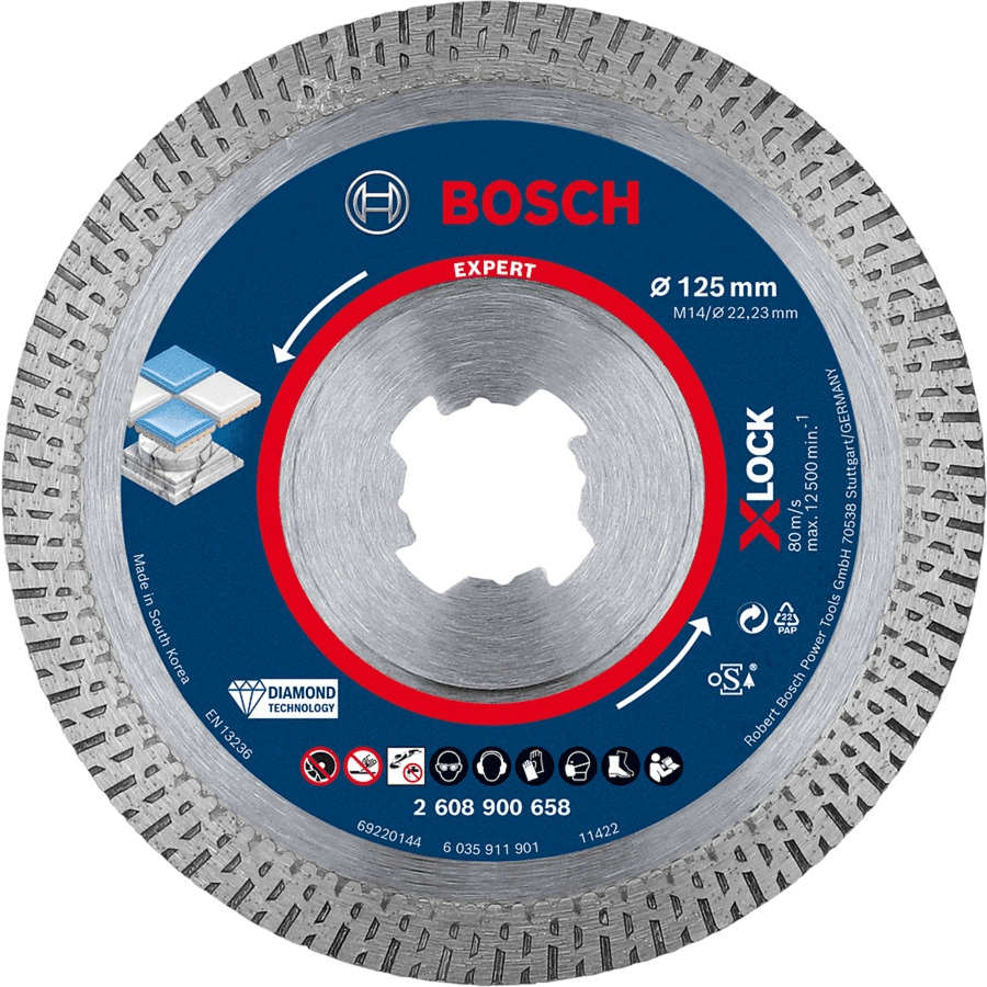 Bosch Expert HardCeramic X-LOCK pílový kotúč 12,5 cm 1 kusov