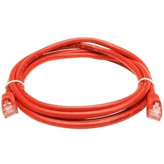 VALUE Sieťový kábel patchcord RJ45 LAN kat.6 UTP, LS0H, červený, 10 m
