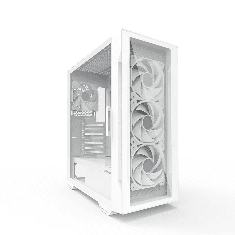Puzdro Zalman i3 NEO TG White Midi Tower