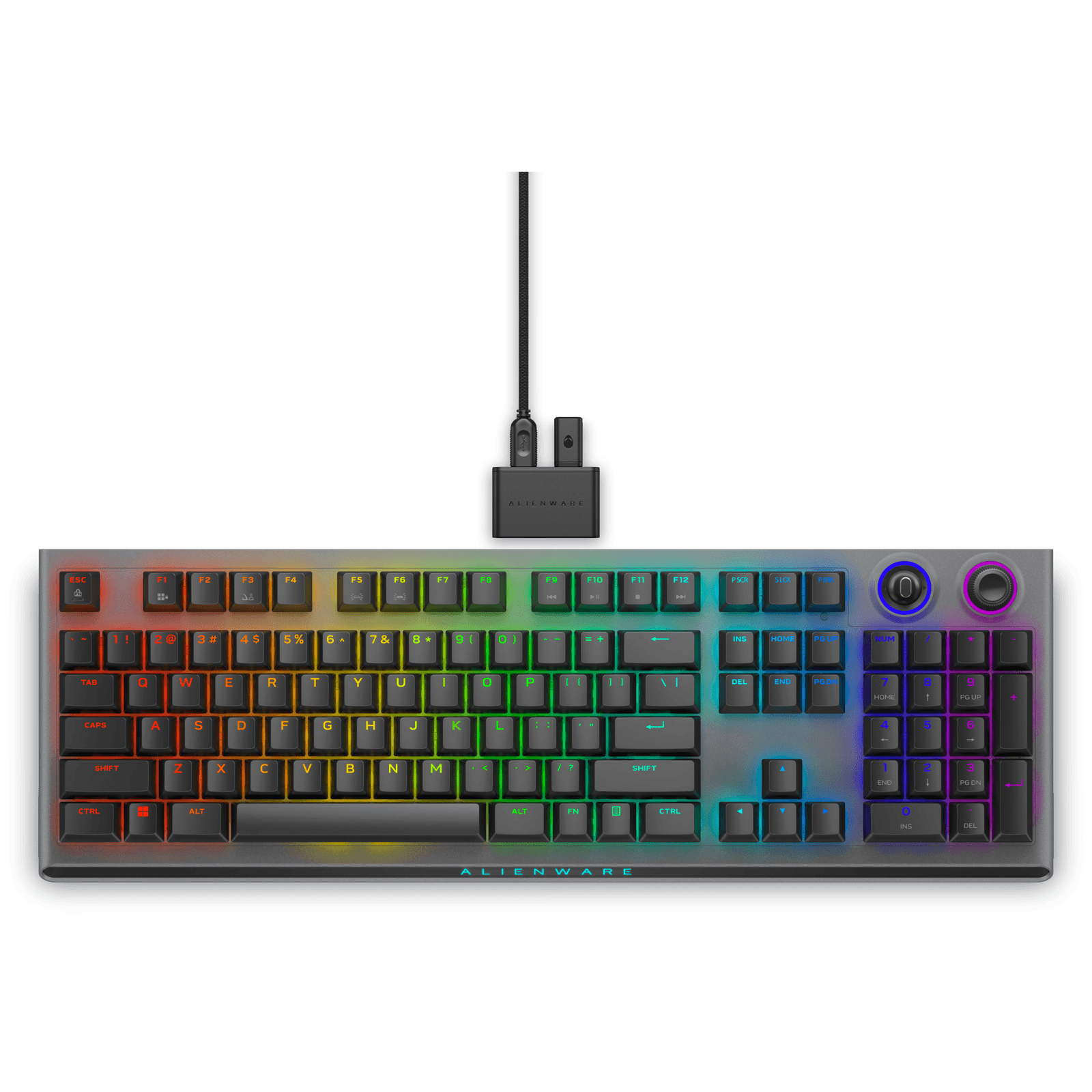 Alienware AW920K klávesnica Hranie RF Wireless Šedá