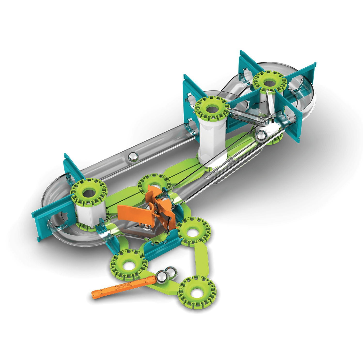 Geomag Mechanics Gravity RE Race Track Hračka s neodýmovým magnetom